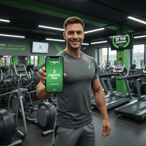 NimbLe Gym 3 Months Pass - Lifestyle Digital Pass on Phone